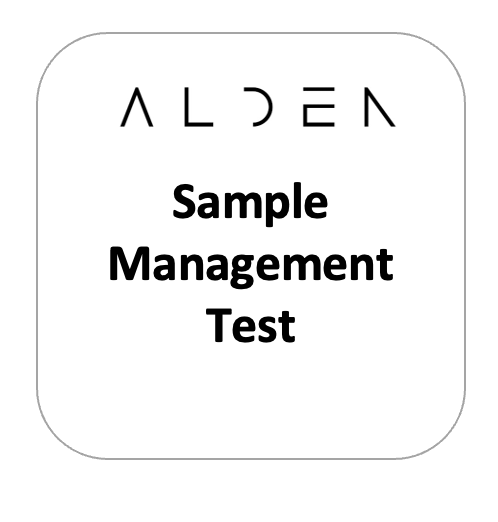 Alden Sample Management Test